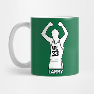 Larry Bird Retro Fan Art Mug